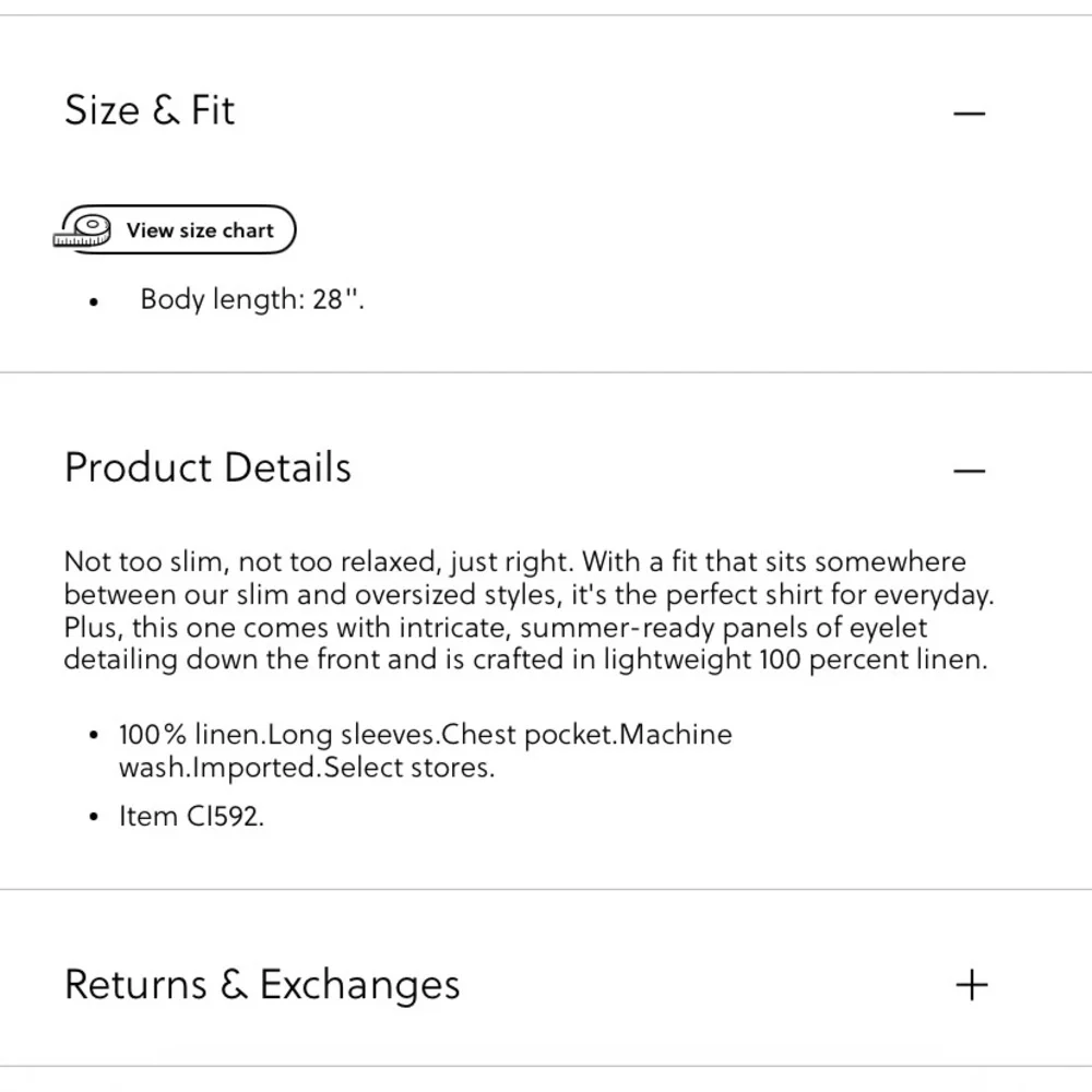 J. Crew - Garçon classic shirt in eyelet linen - Size 2 - Item Cl592 - NWT - Picture 6 of 10